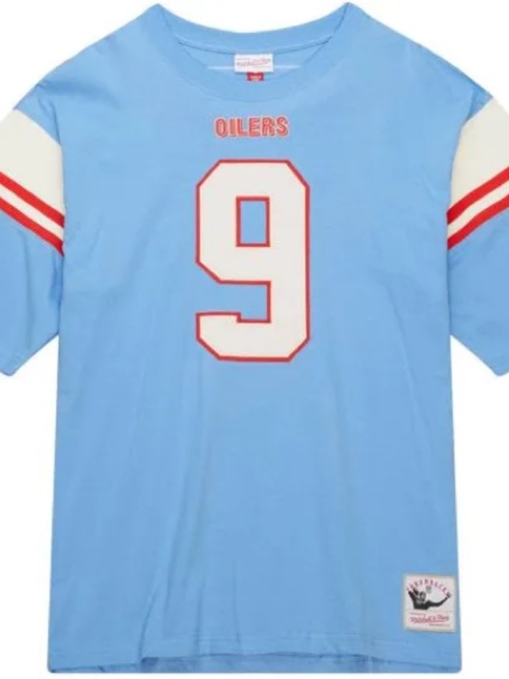 Houston Oilers Steve McNair #9 Jersey Short Sleeve Tee